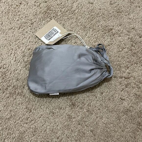 Ettitude Women's L Sateen Pajama Shorts Fog Gray Contemporary Minimalist New - Picture 10 of 10